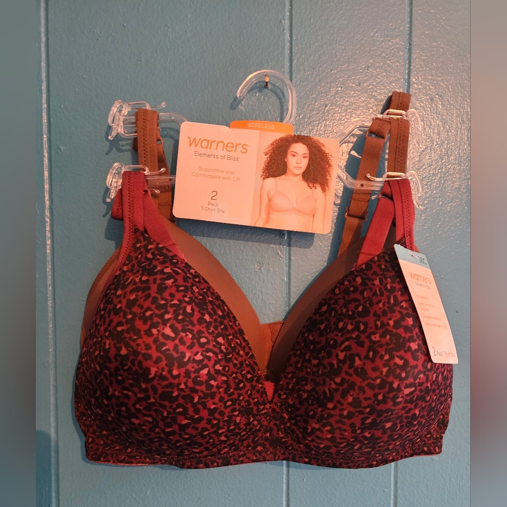 Warners 2 pack tshirt bras